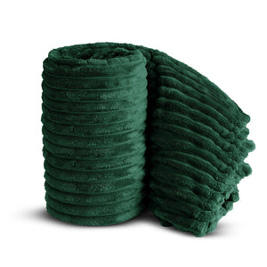 Velosso Super Soft Chunky Cord Blanket Throw