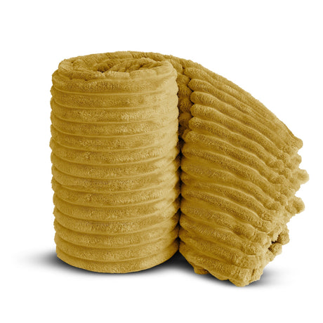 Velosso Super Soft Chunky Cord Blanket Throw