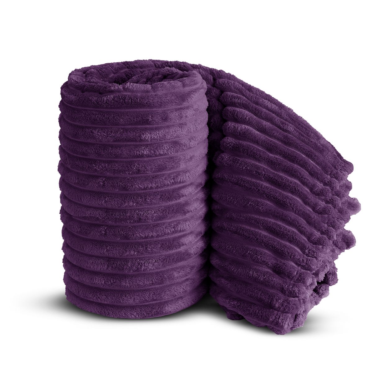 Velosso Super Soft Chunky Cord Blanket Throw