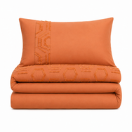 Velosso Hex Tuft Duvet Cover & Pillowcase Set