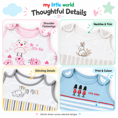 My Little World Birds Baby Sleeping Bag
