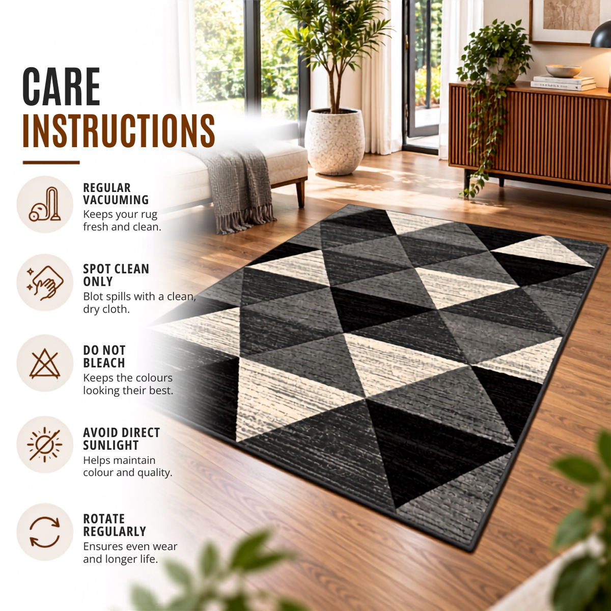 Home Republic Vission Carved Rug Low Pile