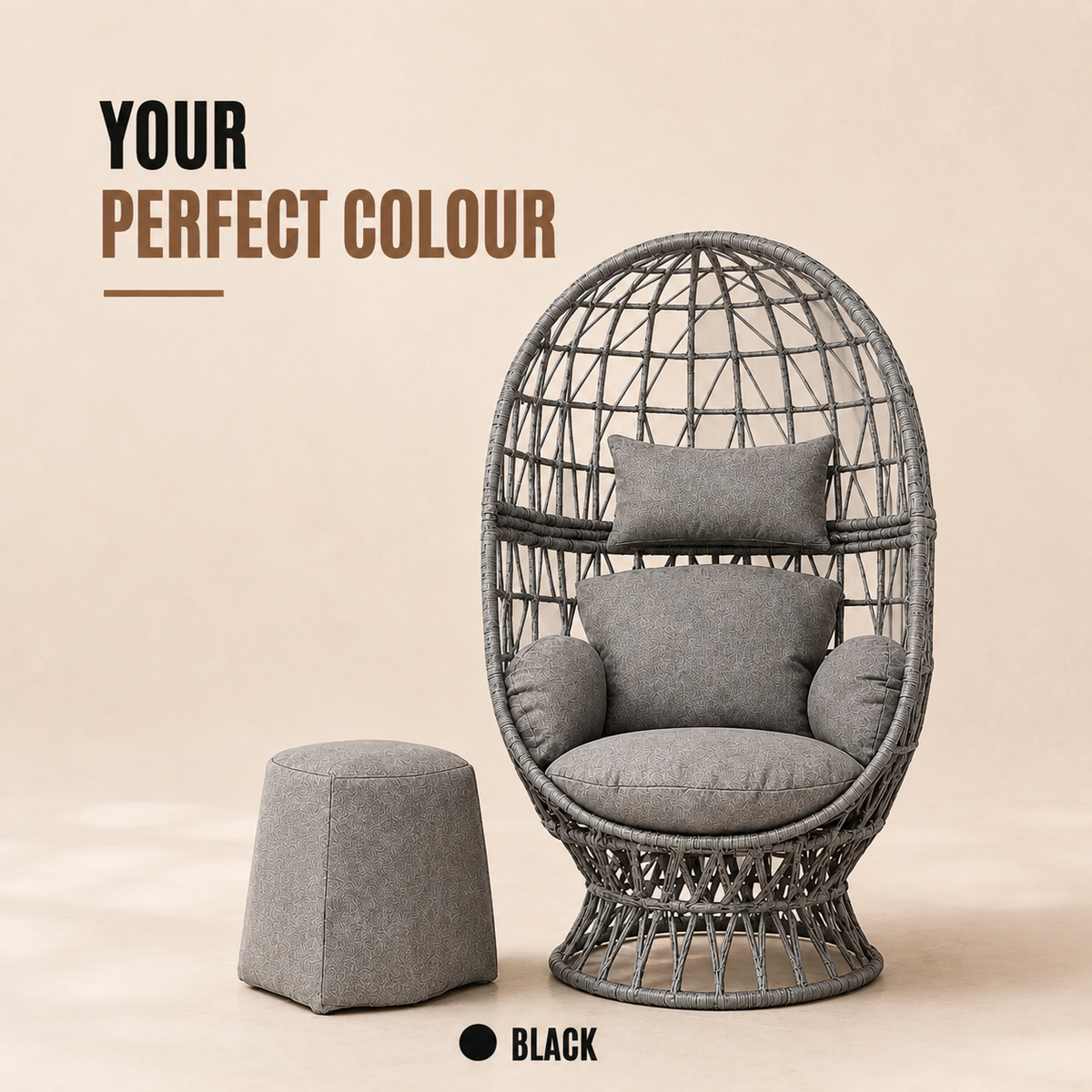 Home Republic Rio 360 Swivel Chair