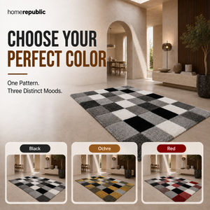 Home Republic Manhattan Blocks Rug Long Pile