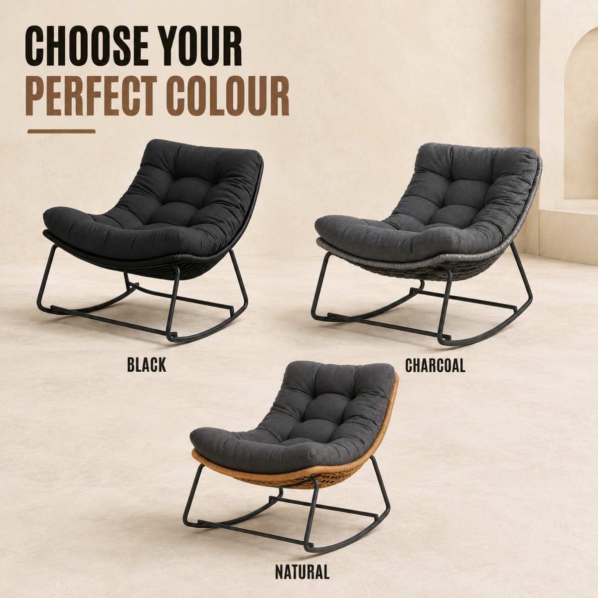 Home Republic Daytona Rocking Chair