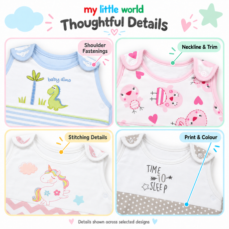 My Little World Baby Dino Sleeping Bag