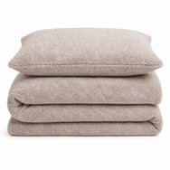 Velosso Teddy Marl Duvet Cover & Pillowcase Set