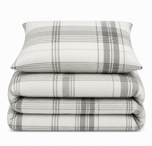 Velosso Burlington Check Duvet Cover & Pillowcase Set