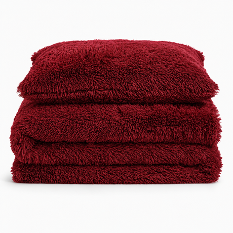 Velosso Alaska Faux Fur Duvet Cover & Pillowcase Set