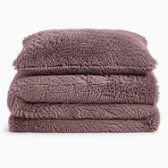 Velosso Alaska Faux Fur Duvet Cover & Pillowcase Set