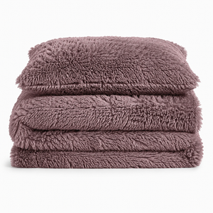 Velosso Alaska Faux Fur Duvet Cover & Pillowcase Set