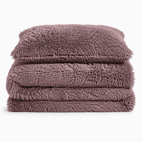 Velosso Alaska Faux Fur Duvet Cover & Pillowcase Set
