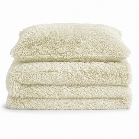 Velosso Alaska Faux Fur Duvet Cover & Pillowcase Set