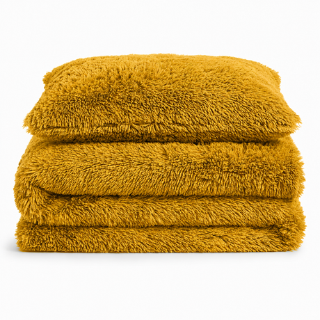 Velosso Alaska Faux Fur Duvet Cover & Pillowcase Set
