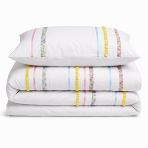 Intimates Floral Ruffles Duvet Cover & Pillowcase Set
