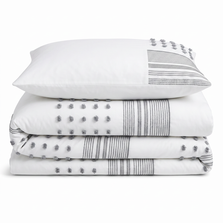 Intimates Micah Tufted Duvet Cover & Pillowcase Set