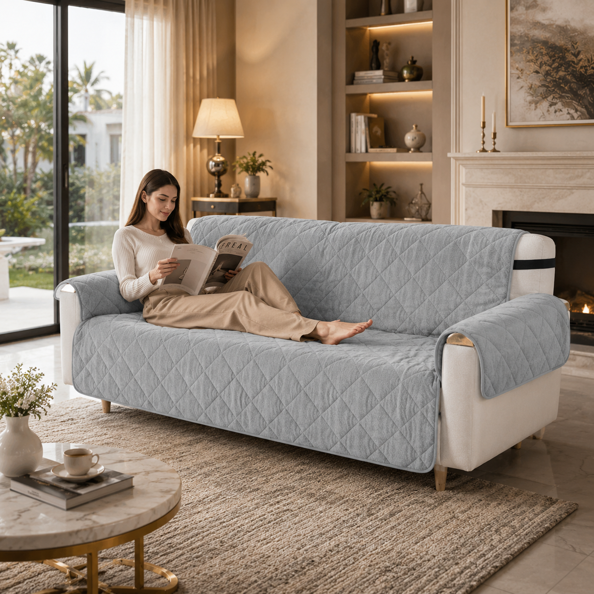 Home Republic Teddy Sofa Protector