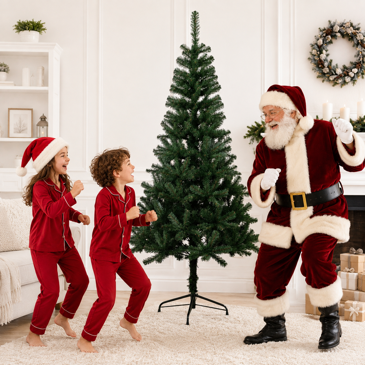 Home Republic Plain Green Christmas Tree