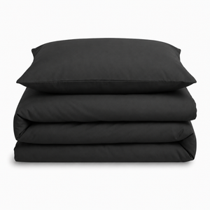 Velosso Microfibre Plain Duvet Cover & Pillowcase Set