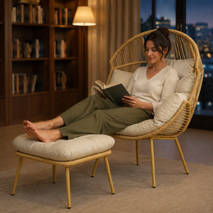 Home Republic Monaco Chair And Stool Set