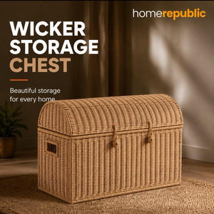 Home Republic Wicker Storage Chest