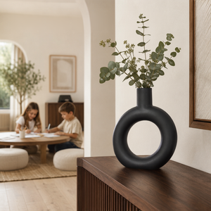 Home Republic Ceramic Donut Vase
