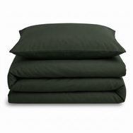 Velosso Microfibre Plain Duvet Cover & Pillowcase Set