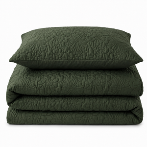 Velosso Alini Quilted Duvet Cover & Pillowcase Set
