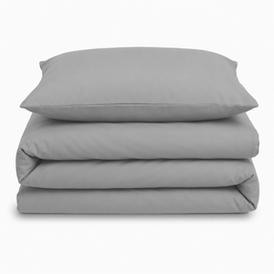 Velosso Microfibre Plain Duvet Cover & Pillowcase Set