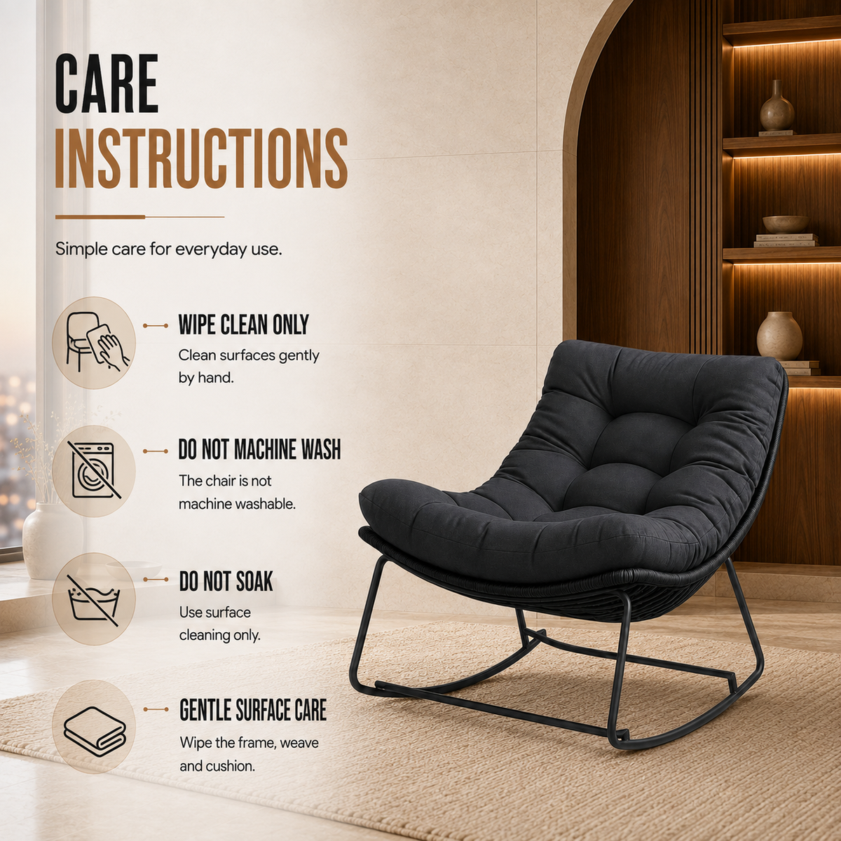 Home Republic Daytona Rocking Chair