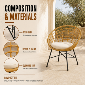 Home Republic Venice Rattan Chair