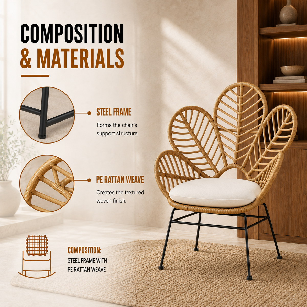 Home Republic Havana Rattan Chair
