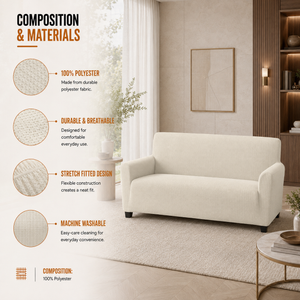 Home Republic Denver Stretch Fitted Sofa Cover
