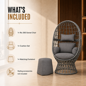 Home Republic Rio 360 Swivel Chair