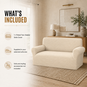 Home Republic Esther Stretch Fitted Sofa Cover