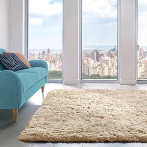 Home Republic Alaska Sponge Back Foldable Rug Long Pile