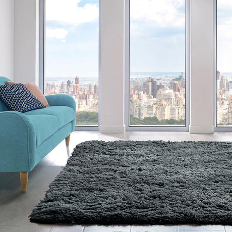 Home Republic Alaska Sponge Back Foldable Rug Long Pile