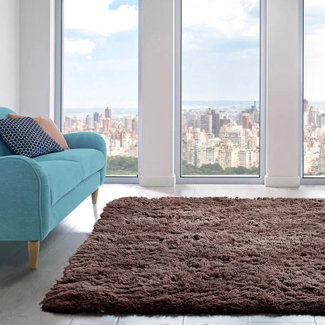 Home Republic Alaska Sponge Back Foldable Rug Long Pile