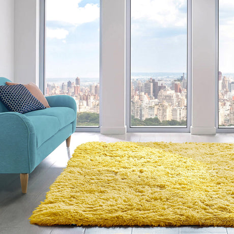 Home Republic Alaska Sponge Back Foldable Rug Long Pile