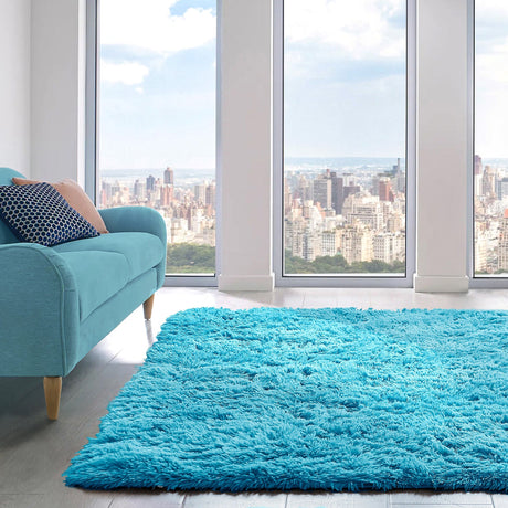 Home Republic Alaska Sponge Back Foldable Rug Long Pile
