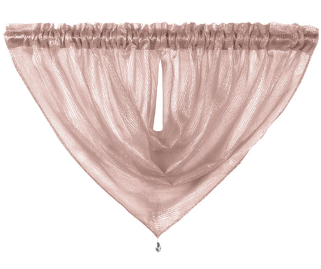 Intimates Alessandria Sparkly Sheer Curtain Swag