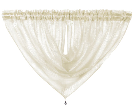 Intimates Alessandria Sparkly Sheer Curtain Swag