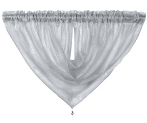 Intimates Alessandria Sparkly Sheer Curtain Swag