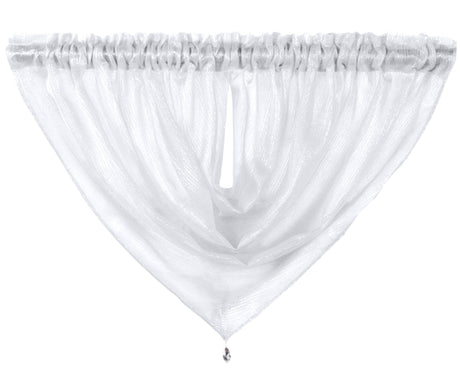 Intimates Alessandria Sparkly Sheer Curtain Swag
