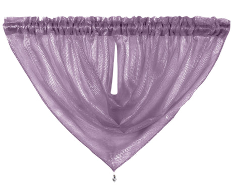 Intimates Alessandria Sparkly Sheer Curtain Swag