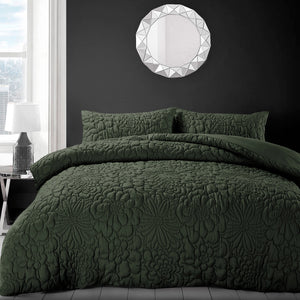 Velosso Alini Quilted Duvet Cover & Pillowcase Set