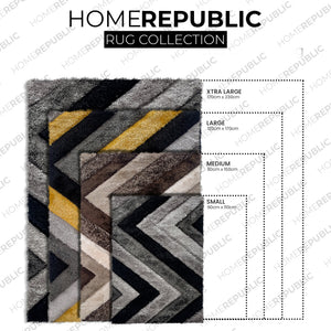 Home Republic Shaggy Chevron Rug Long Pile
