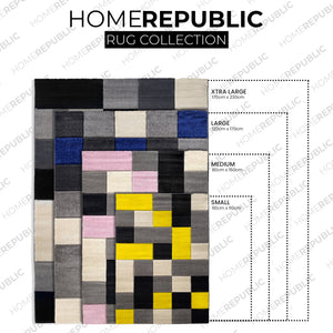 Home Republic Dexter Carved Rug Low Pile