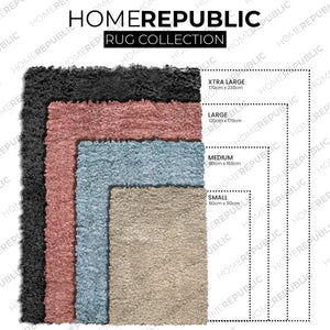 Home Republic Montana Fluffy Rug Long Pile