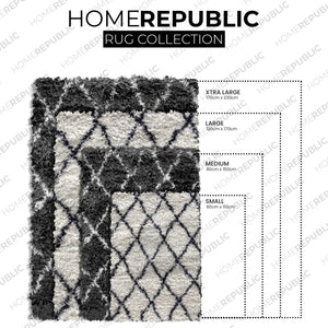 Home Republic Linhas Fluffy Rug Long Pile